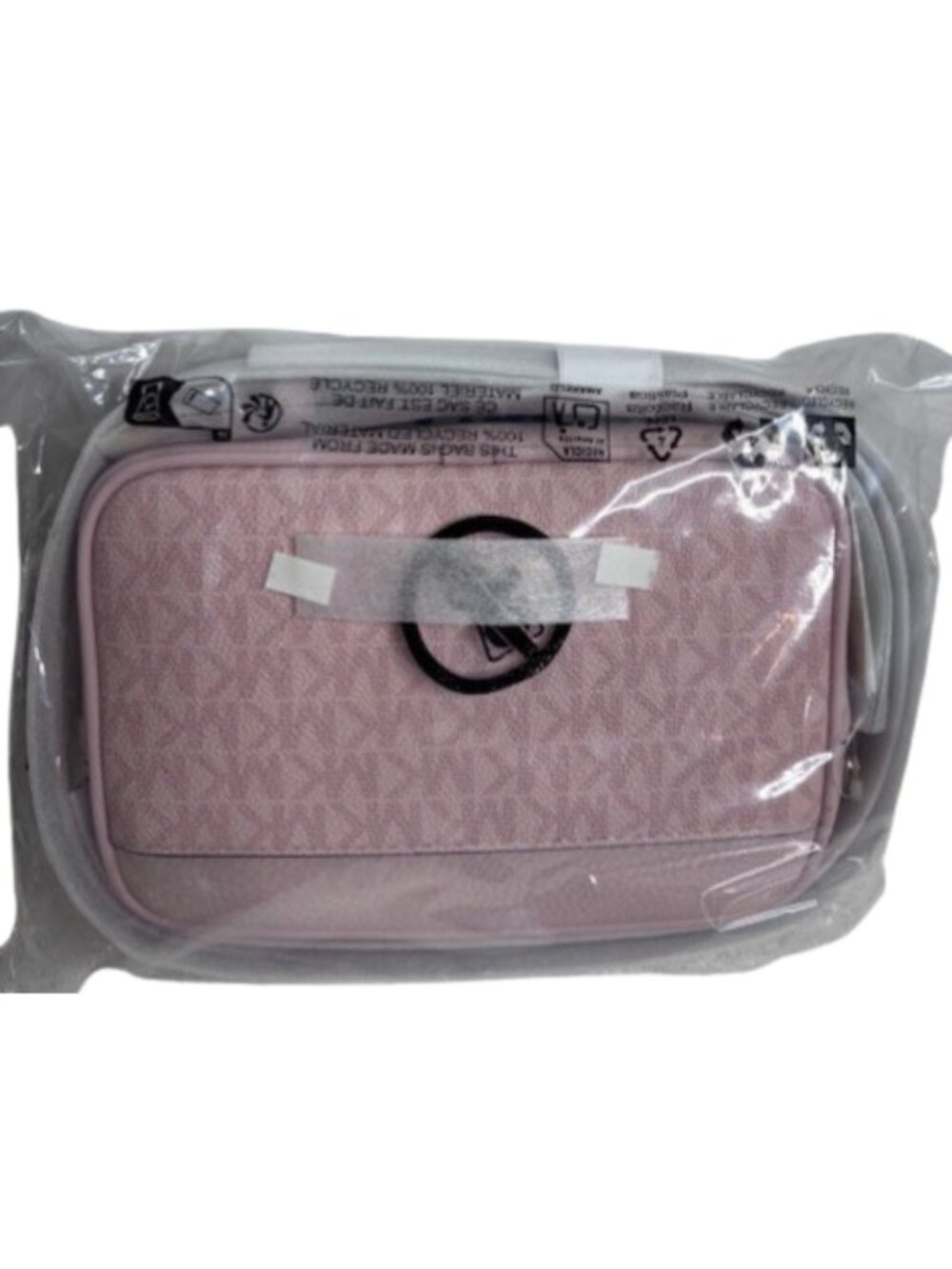 Michael Kors Jet Set Small Signature Logo Camera Crossbody Bag Powder Blush NWT - Picture 5 of 6